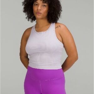 Lululemon Ebb to Street Cropped Racerback Tank